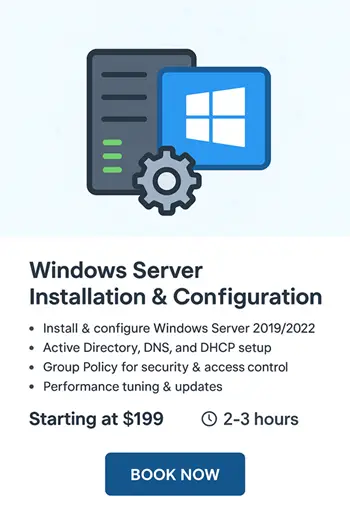 Windows Server Installation & Configuration